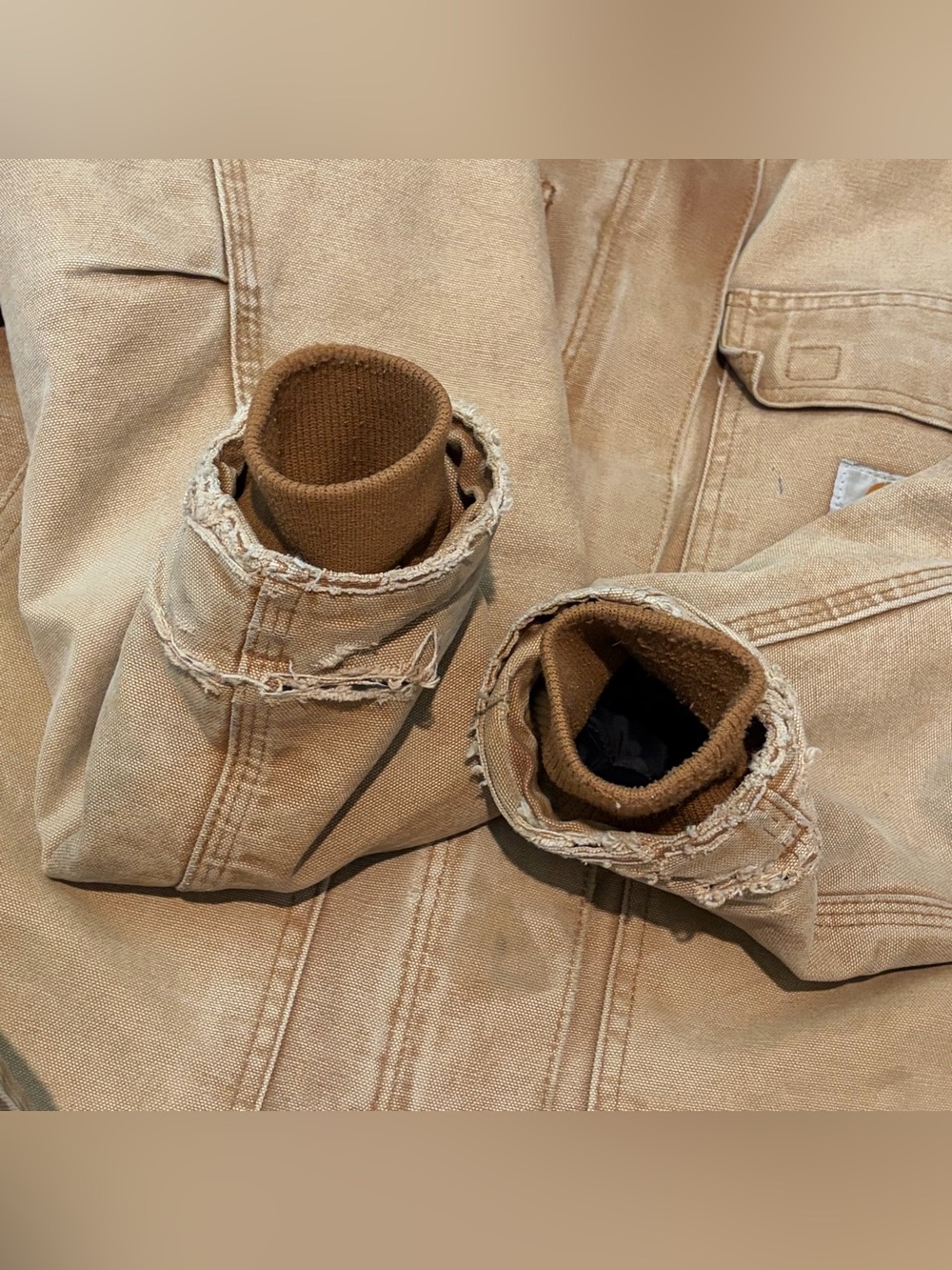 Carhartt Arctic Jacket Brown Quilt Lined Women’s Size Small Regular WC026 BRN - Picture 10 of 15
